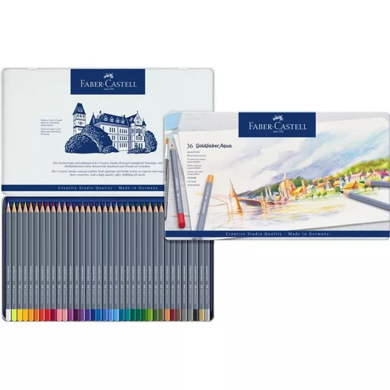 Colored Pencils Faber-Castell Goldfaber Aqua 36 pc(s)