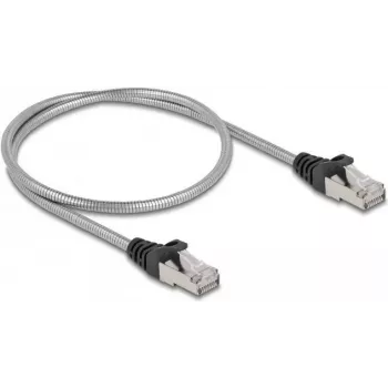 Network Cable DeLOCK RJ45 Cable Cat.6A U/FTP RJ-45 0.5m Silver