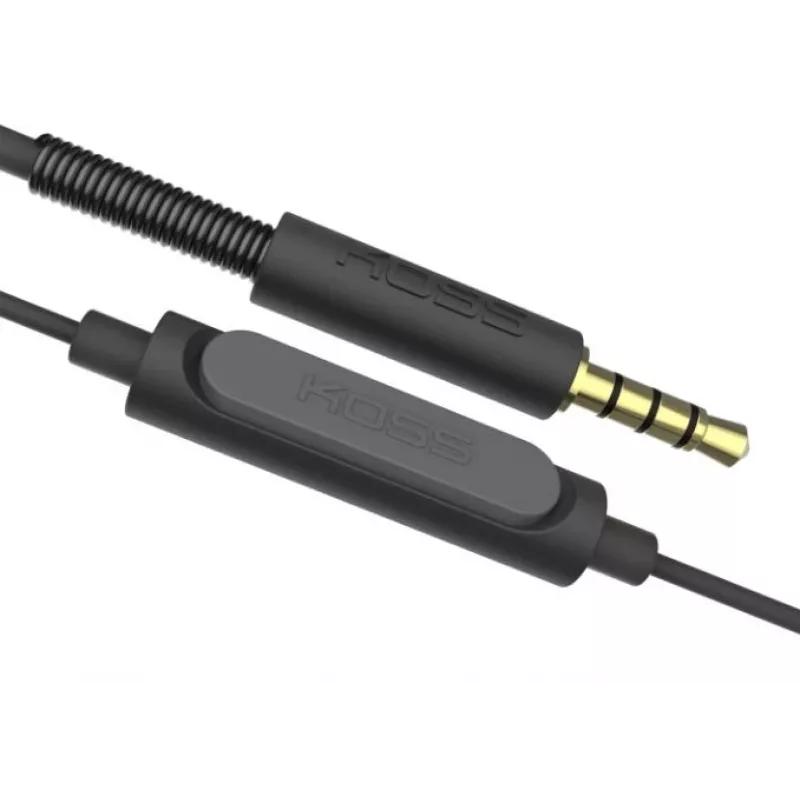 Koss | KPH30iK | Headphones | Wired | On-Ear | Microphone | Black