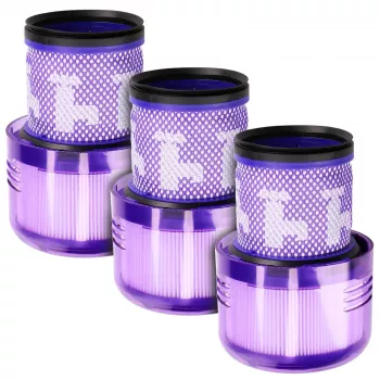 Washable Filter Set for Dyson V11/SV14/SV15/SV16/SV17 Stick Vacuum, 3 Pieces