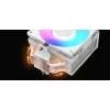 CPU air cooler MODECOM Volcano 0C T721 ARGB 120 white, single-tower, 120 mm fan