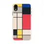 Smartphone case man and wood for iPhone XR — wooden back, white frame