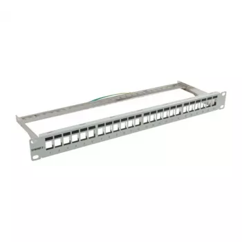 Keystone,Module Carrier, 48,30cm (19)Patchpanel for 24xTP-Module,1HE,Lich (S216321)
