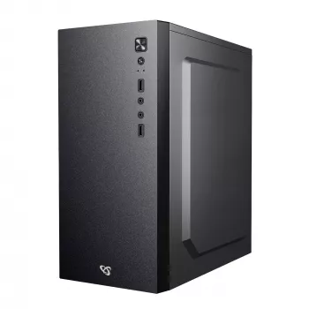 Computer Case Sbox PCC-12 MicroATX Black