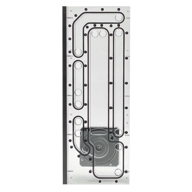 Stealkey Customs SK-Crossflow for Lian Li - O11D XL Evo Distroplate D5/DDC - acrylic
