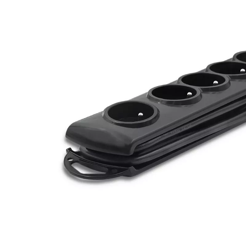 Surge Protector Qoltec 50112 Black 6 AC outlets 230V 3m