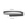 Outdoor LED Wall Lamp MACLEAN MCE346W 15W — cold/warm light not specified