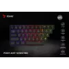 Mechanical gaming keyboard SAVIO BLACKOUT X2 PEACH — 61-key 60% QWERTY, RGB LED, hot-swap, USB Type-A/Type-C, detachable cable