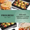 Electric 2-in-1 Health Grill Progress EK5854PVDE with non-stick plates and adjustable temperature