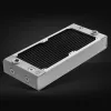 Radiator EK Water Blocks Brass Copper Stainless Steel White 130x300x44mm