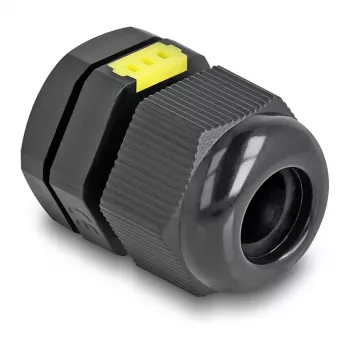 DeLOCK Cable Gland M16 Ventilation IP68 Waterproof Black 2 pcs