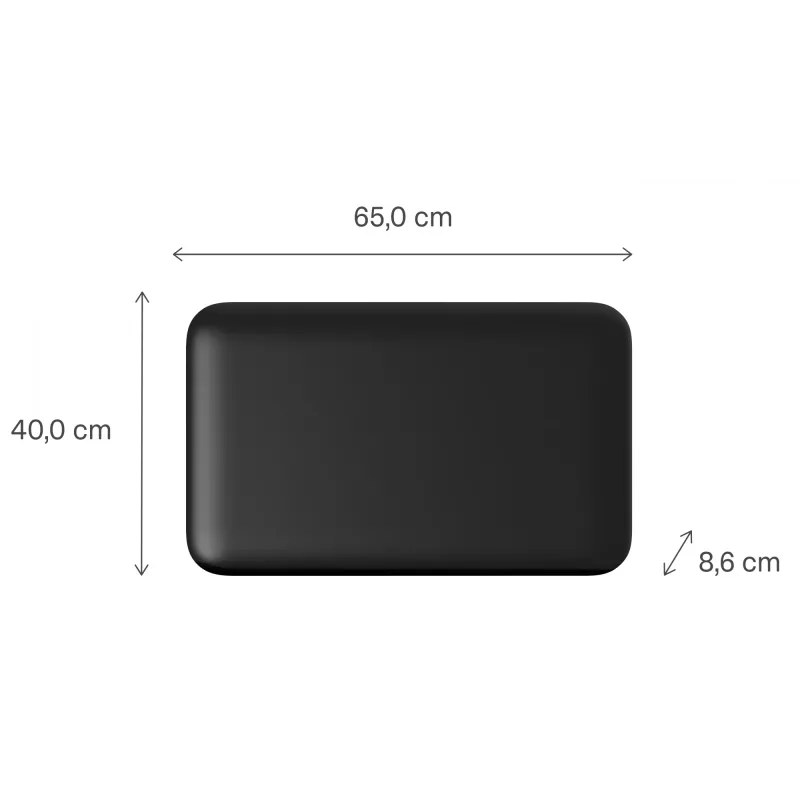 Mill Invisible Smart WiFi Panel Heater | PA700WIFI4B | Panel Heater | 700 W | Suitable for rooms up to 9-12 m² | Black | IPX4