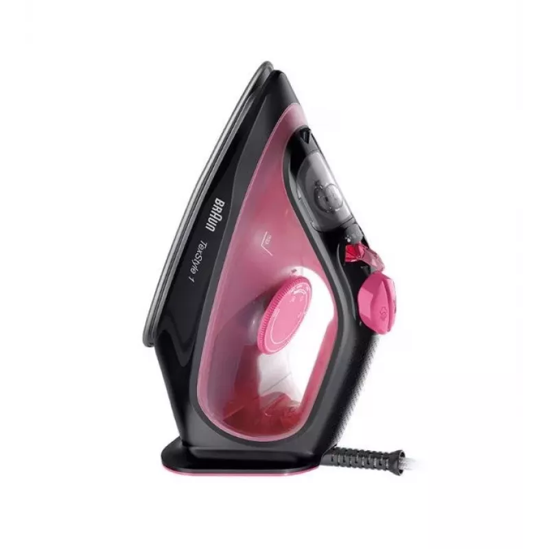 Braun TexStyle 1 Dry & Steam iron Ceramic soleplate 2000 W Black, Purple