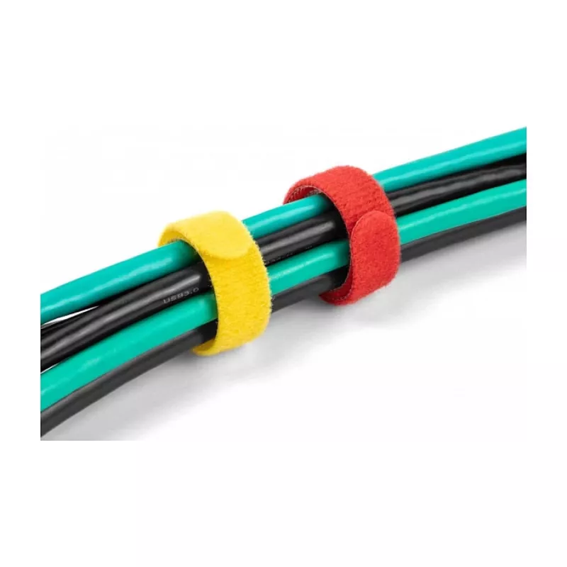 Hook & loop cable tie DeLOCK 19076 150x12mm Assorted colours Set of 10
