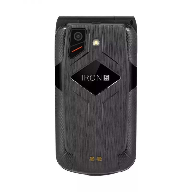 Flip phone Kruger & Matz Iron 5 Flip KM0466 — Dual SIM, 2.4 inch display, IP68/IP69K, 1200 mAh