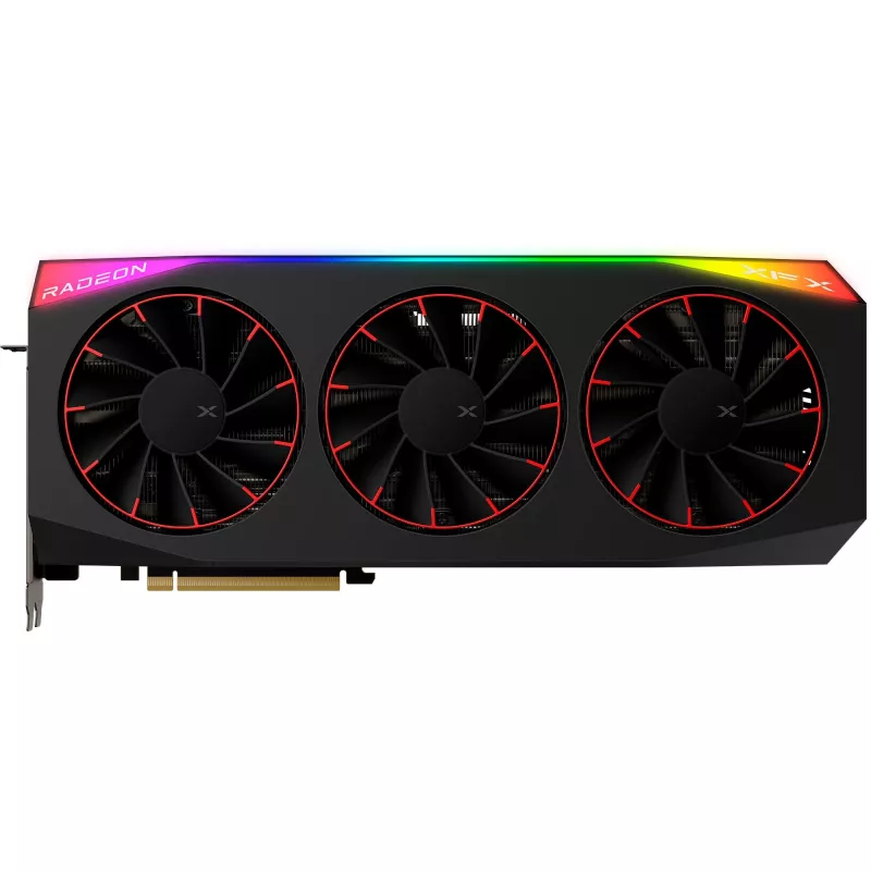 Graphics card XFX Radeon RX 9070 XT OC — 12GB GDDR6, PCIe 5.0, 3x DisplayPort 2.1, HDMI 2.1, 3 fans, 360×155×72 mm