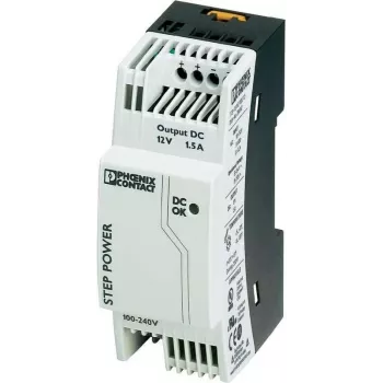 Phoenix STEP-PS/1AC/12DC/1.5 Power Supply 18 W Black - White (2868567)