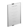 Durable Info Sign Acrylic Aluminium Silver 4806-23
