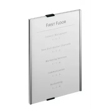 Durable Info Sign Acrylic Aluminium Silver 4806-23