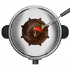 Fondue set Taurus FF2 2 L for 8 persons, stainless steel housing, 1000 W, 230 V, black/silver