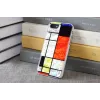 Protective case iKins for Apple iPhone 8 / 7 Mondrian White