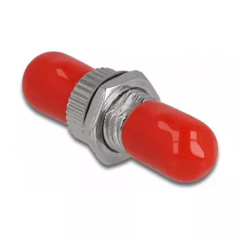 Optical Fiber Coupler ST Simplex female to ST Simplex female metal DeLOCK 86835