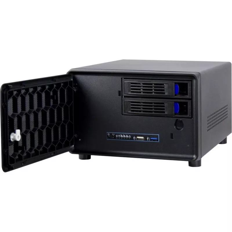 Inter-Tech SC-2100 - Small Form Factor (SFF) - PC - Black - Mini-ITX - Steel - Activity - Alarm - HDD - Network - Power (88887285)