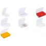Storage organizer box allit EuroPlus Basic 18/9 yellow transparent, impact-resistant, model 457195