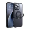 Protective case Mcdodo PC-4932 for iPhone 16 Pro with integrated stand, black