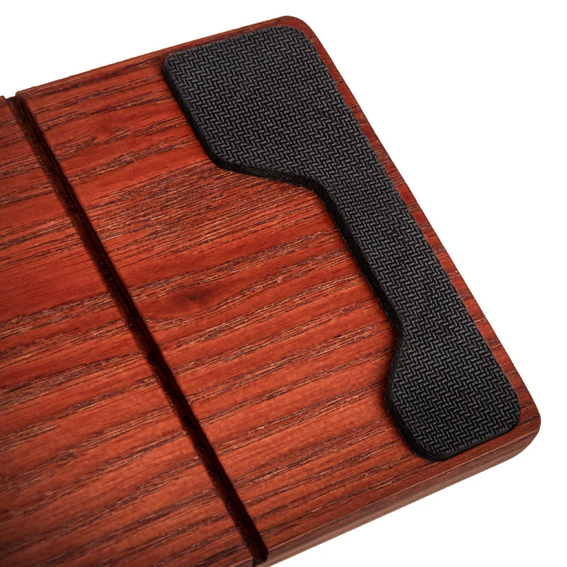 Glorious Keyboard Wrist Rest, Compact, Wood - Reddish Brown