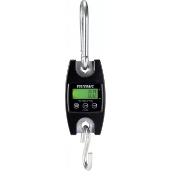 VOLTCRAFT HS-100 Hanging Scale Weighing Range (max.) 100 kg Readability 100 g Black (HS-100)