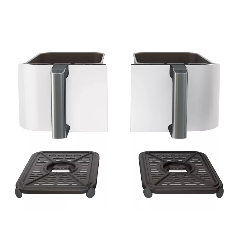 Hot air fryer Ninja AF400EU Double 9.5 L 2470 W White, rotary and touch controls