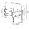 Sunne | Wall mount | 23-42-EAX2 | Full motion | 32-55 inch | Maximum weight (capacity) 50 kg | Black
