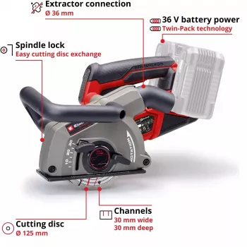 Wall chaser EINHELL TP-MA 36/30 Li BL-Solo 36 V, cordless, brushless motor, model 4350800