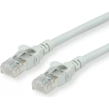 ROLINE - Patch-Cable - RJ-45 (M) to RJ-45 (M) - 30 cm - SFTP - CAT 6a - Grey (21.15.2970)