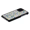 Smartphone case man and wood for iPhone 11 Pro — blue triangle on black, protective hard shell