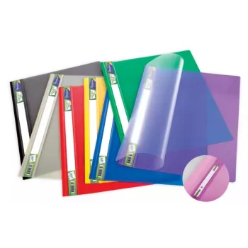 Folder with transparent cover Forpus Premium, A4 +, black