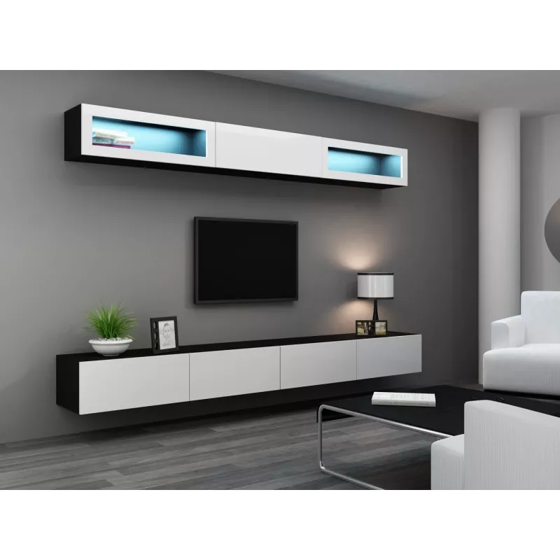 Cama Cabinet VIGO 90 full 90/35/32 black/white gloss