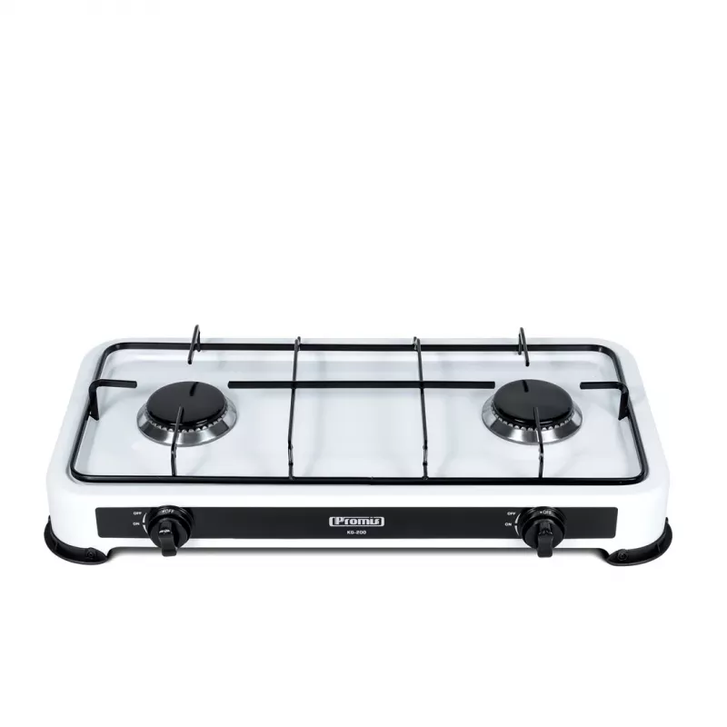 Gas cooker PROMIS KG200 WHITE WITHOUT REDUCER