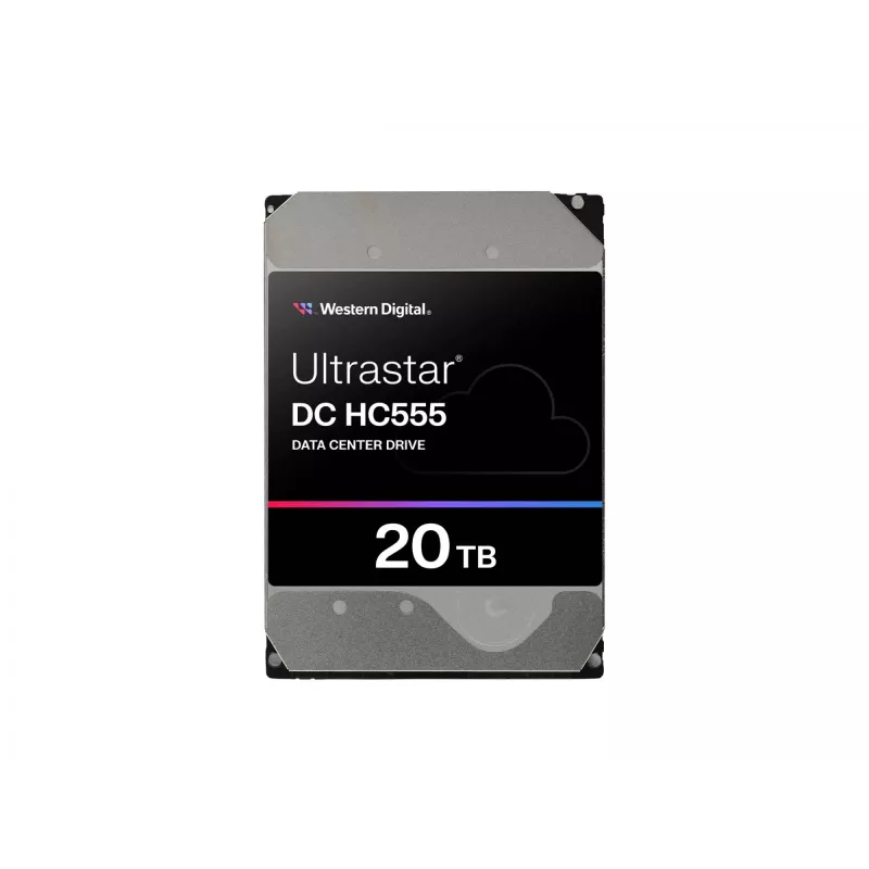 WD Ultrastar DC HC555 - Hard Drive - Data Centre - encrypted - 20 TB - Internal - 3.5 inch (8.9 cm)