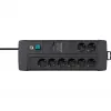 Power Extension Brennenstuhl 1256000678 3m 8 AC Outlets Indoor Black