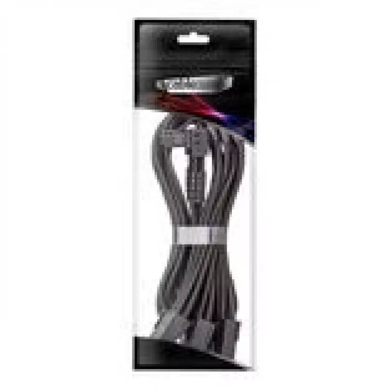 Sleeved ModMesh 12V 2x6 to 3x 8‑Pin Cable, CableMod StealthSense (black), variant A