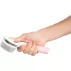 Brush ZOLUX 550004 — cat brush S, steel bristles, plastic handle, 175 mm, pink/white
