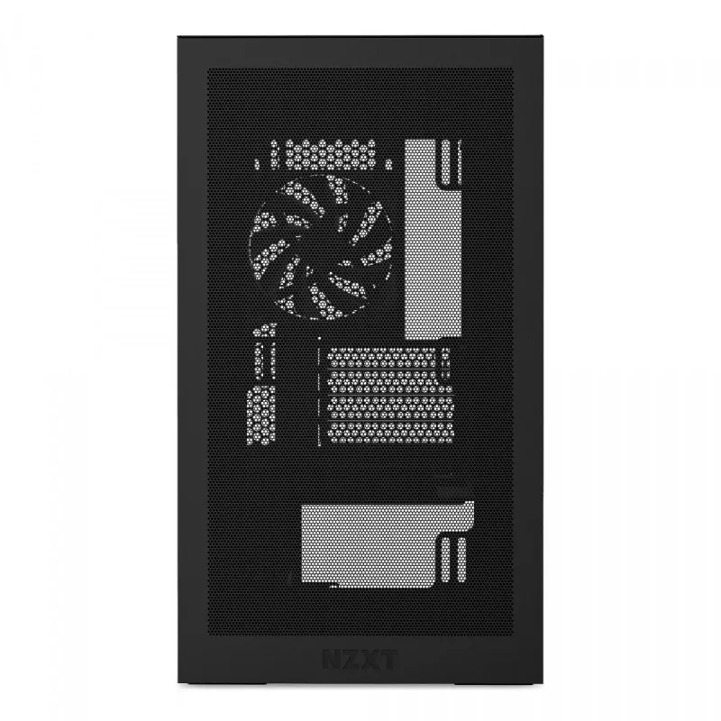 NZXT H3 Flow Micro ATX Airflow Case - Black