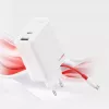 Power adapter ONEPLUS SUPERVOOC 120W dual-port wired charger, 120W total output, 1x USB-C + 1x USB-A, 100–240V, 145 g, white