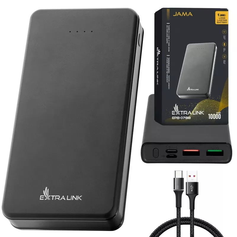Portable Power Bank Extralink EPB-078B 10000mAh