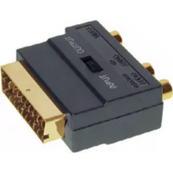 Video/Audio SCART Adapter ShiverPeaks 94035-G with 3 RCA (Composite Audio/Video)