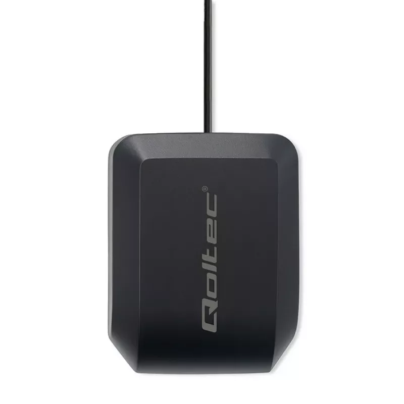GPS/GLONASS antenna QOLTEC 28 dBi 50 W with SMA right-angle connector