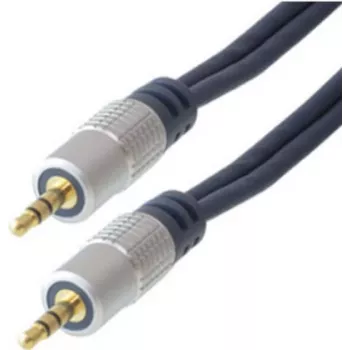 shiverpeaks sp-PROFESSIONAL Audio-Cable 10 m 3.5mm Blue - Chrom (SP30812-10)