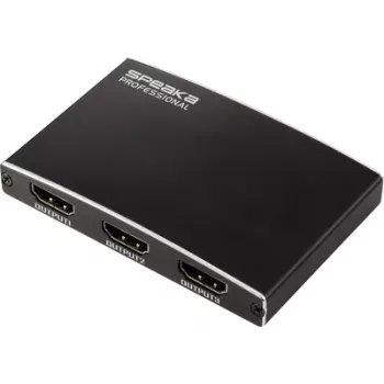 SpeaKa Professional SP-HDMIS-210 HDMI-Splitter 3480 x 2160 Pixel Black (SP-13803912)